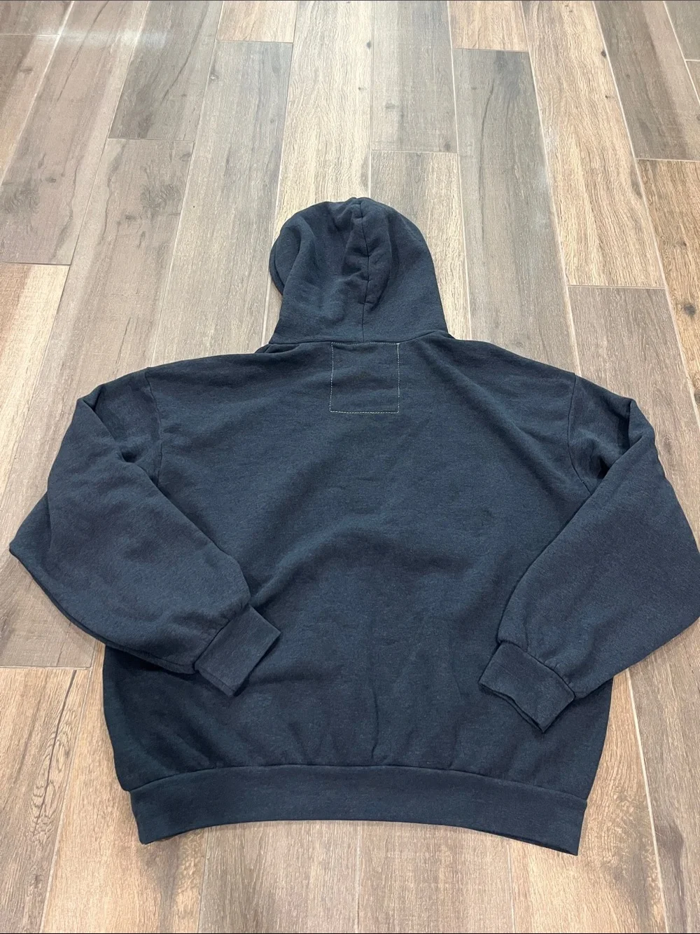 NEW Aviator Nation Mountain Stitch Chevron Relaxed Hoodie Charcoal Size Medium - Picture 5 of 7